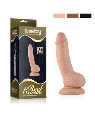 7"" Real Extreme Dildo Flesh