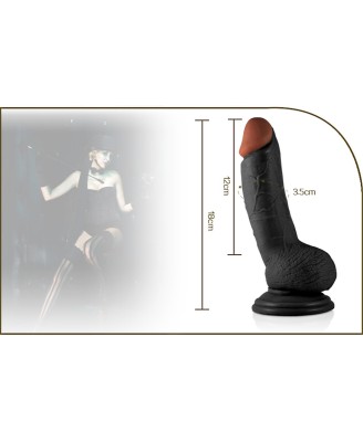 7"" Real Extreme Dildo Flesh