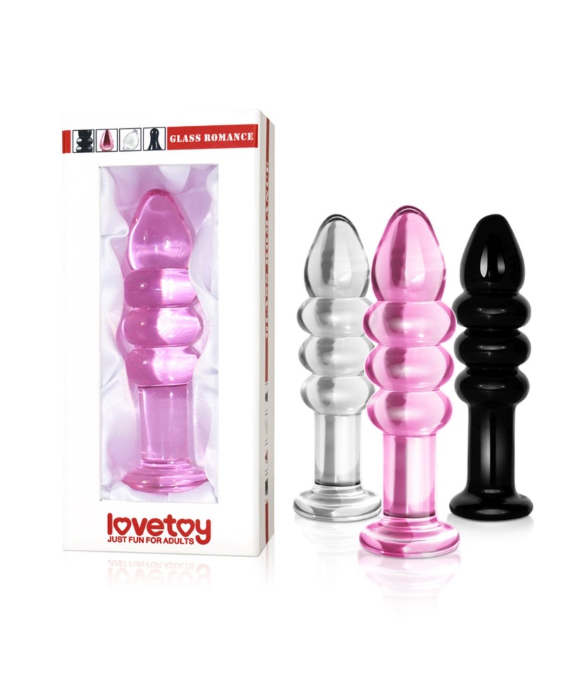5.5"" Glass Romance Black