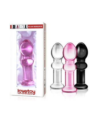 4.5"" Glass Romance Black