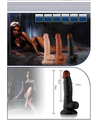 7.5"" Real Extreme Dildo Flesh