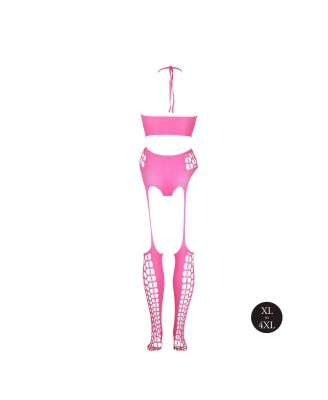 Two Piece with Crop Top and Stockings  XL/XXXXL