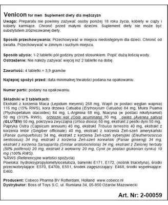 Supl.diety-Venicon for Men  EU