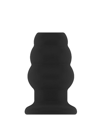 No.49 - Small Hollow Tunnel Butt Plug - 3 Inch - Black