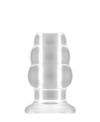 No.49 - Small Hollow Tunnel Butt Plug - 3 Inch - Translucent - Tunel Analny