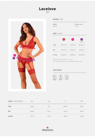 Lacelove stringi XL/2XL