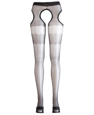 Tights with garter L