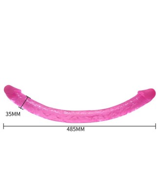 BAILE - Double Dones - Różowe Podwójne Dildo
