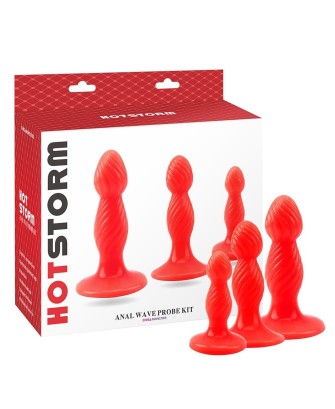 Anal Wave Probe Kit - Zestaw Korków Analnych