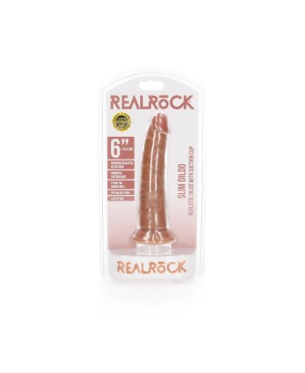 Slim Realistic Dildo with Suction Cup - 6""""/ 15,5 cm