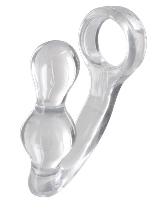 Power Plug & Penisring Transparent