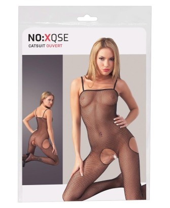 NO:XQSE - Net Catsuit S/M - Czarne Bodystocking