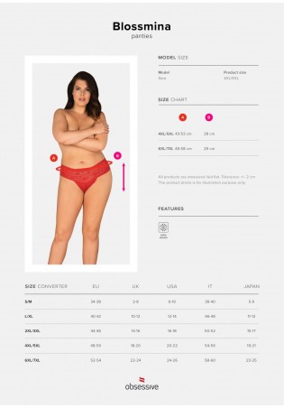 Bielizna-Blossmina figi  4XL/5XL