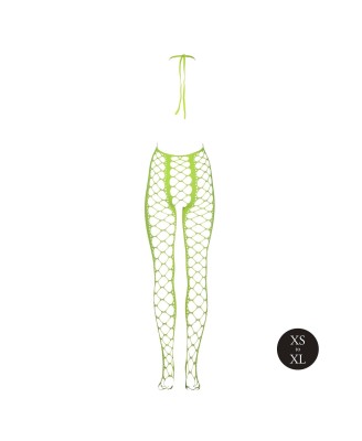 Bodystocking with Halterneck - Green - XS/XL