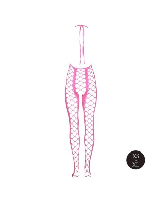 Bodystocking with Halterneck - Pink - XS/XL