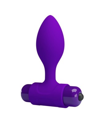 PRETTY LOVE - Vibra Butt Plug Fiolet - Wibrujący Korek Analny