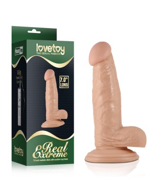 7"" Real Extreme Dildo Flesh