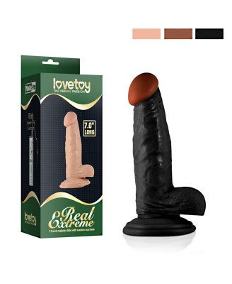 7"" Real Extreme Dildo Flesh