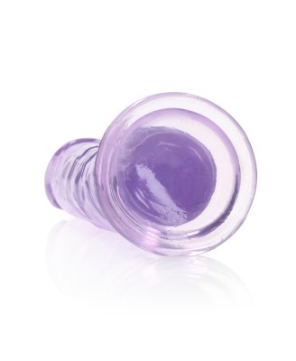REALROCK CRYSTAL CLEAR - Dildo z Przyssawką - Fiolet - 20 cm