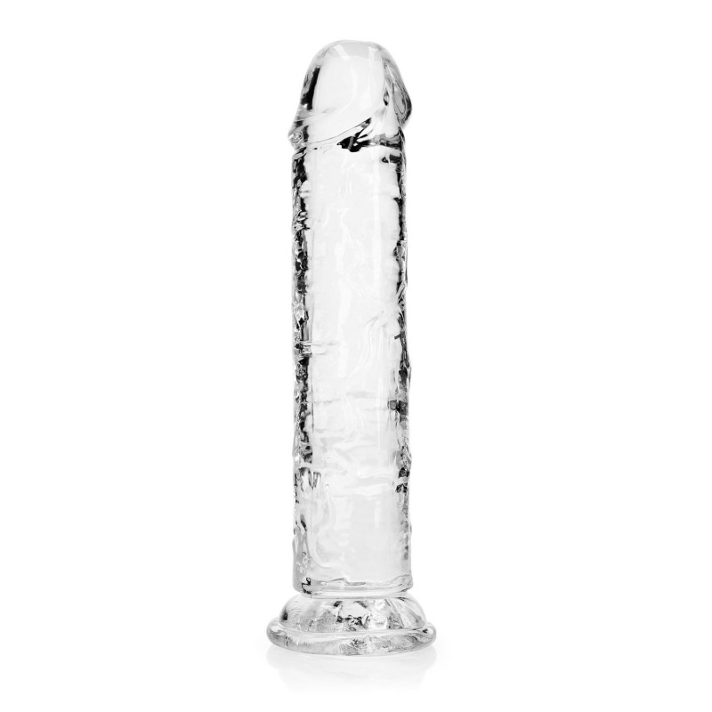 REALROCK CRYSTAL CLEAR - Dildo z Przyssawką - Transparent - 20 cm