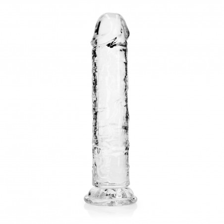REALROCK CRYSTAL CLEAR - Dildo z Przyssawką - Transparent - 20 cm
