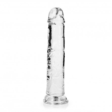 REALROCK CRYSTAL CLEAR - Dildo z Przyssawką - Transparent - 20 cm
