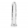 REALROCK CRYSTAL CLEAR - Dildo z Przyssawką - Transparent - 20 cm