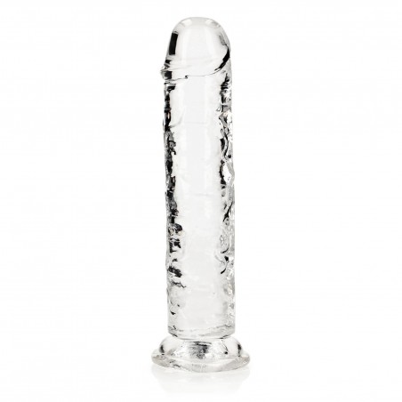 REALROCK CRYSTAL CLEAR - Dildo z Przyssawką - Transparent - 20 cm