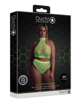 Turtle Neck and High Waist Slip  XL/XXXXL