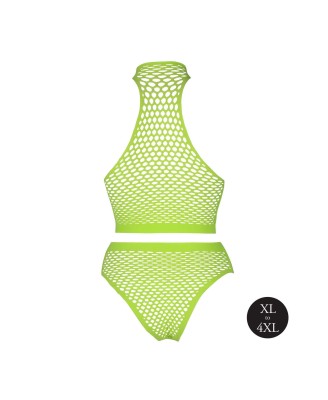 Turtle Neck and High Waist Slip  XL/XXXXL