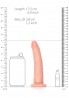 Slim Realistic Dildo with Suction Cup - 6""""/ 15,5 cm