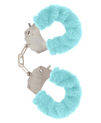 Furry Fun Cuffs Aqua
