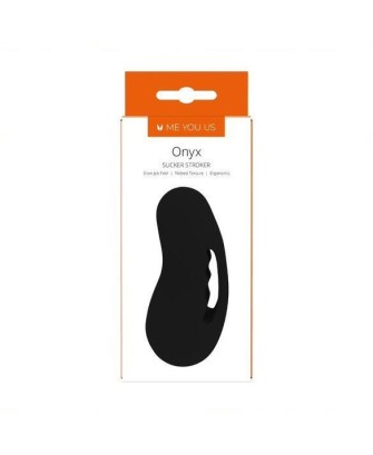 Masturbator- Me You Us Onyx Sucker Stroker Male Masturbator Black