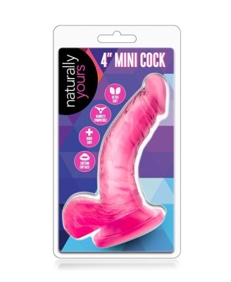 NATURALLY YOURS 4INCH MINI COCK PINK