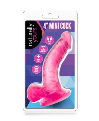 NATURALLY YOURS 4INCH MINI COCK PINK