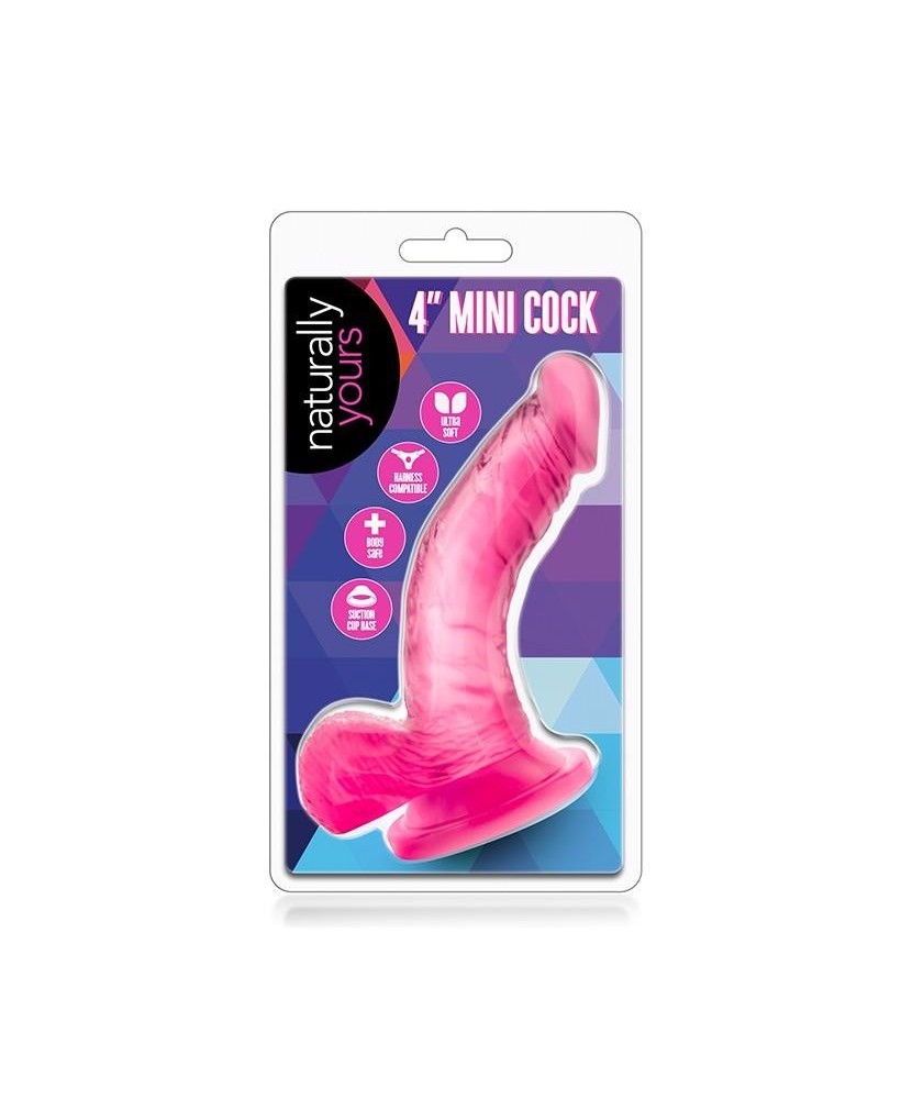 NATURALLY YOURS 4INCH MINI COCK PINK