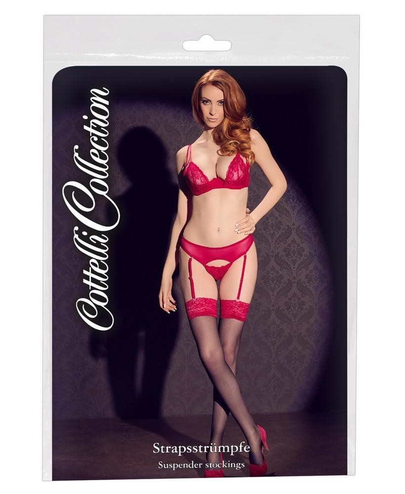 Stockings black/red 7