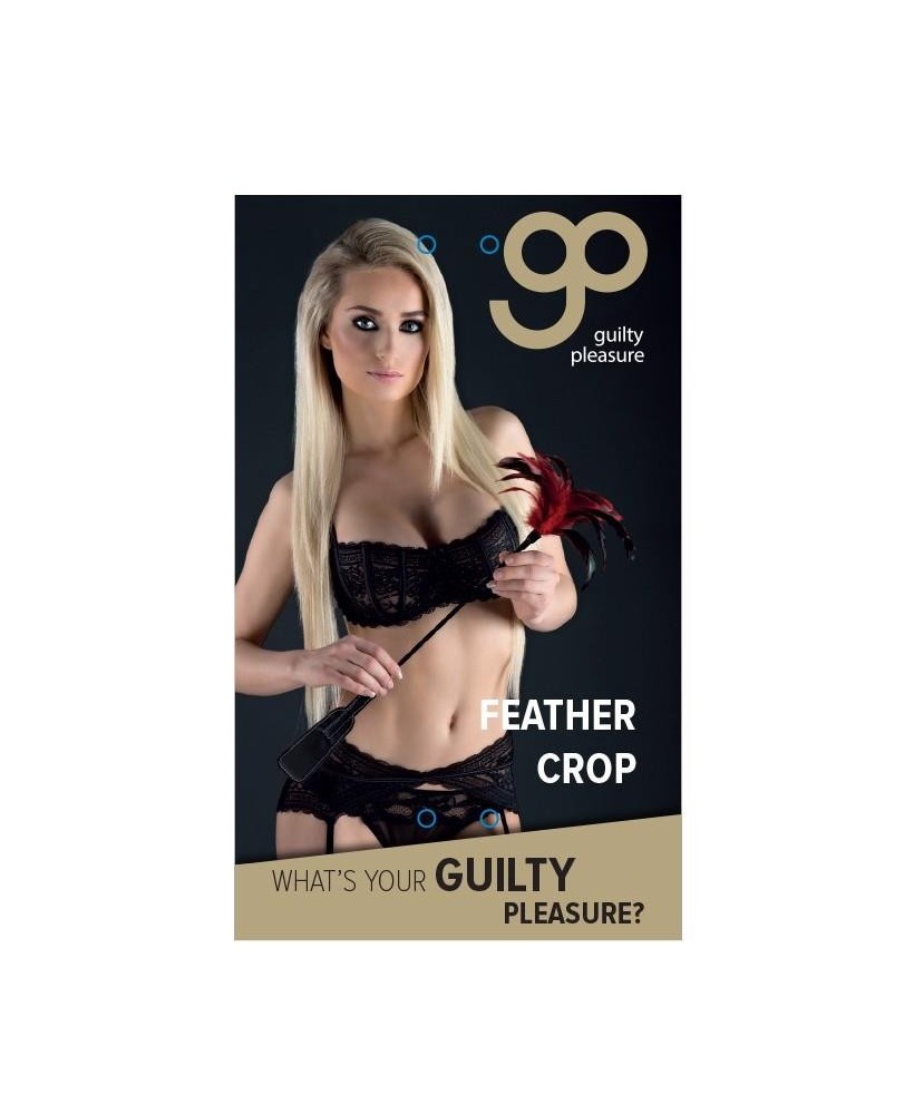 GP FEATHER CROP BLACK/RED