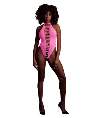 High-Cut Body - Neon Pink - XS/XL