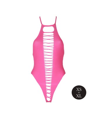 High-Cut Body - Neon Pink - XS/XL