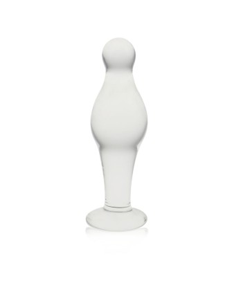 4.5"" Glass Romance Clear