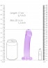 Non Realistic Dildo with Suction Cup - 6,7""""/ 17 cm