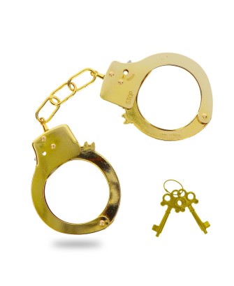 Metal Handcuffs Gold