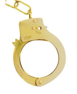 Metal Handcuffs Gold