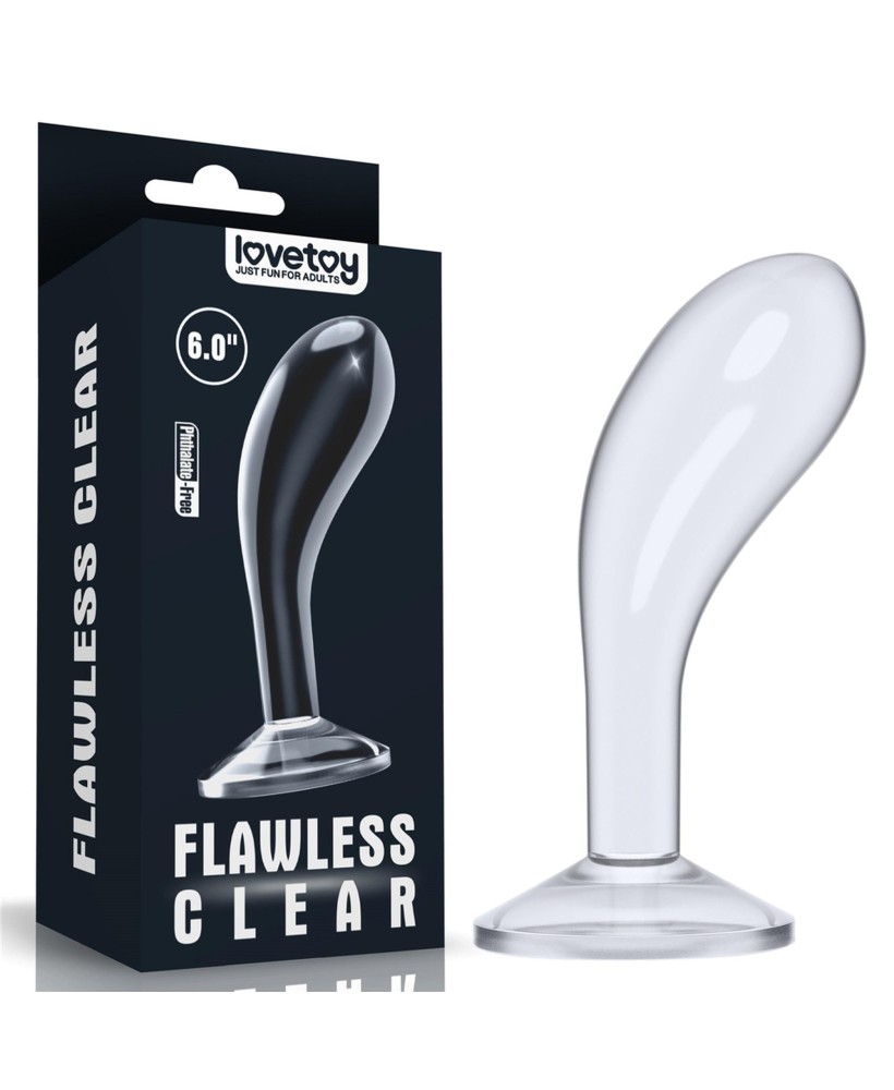 Flawless Clear Prostate Plug 6.0'' - Korek Analny