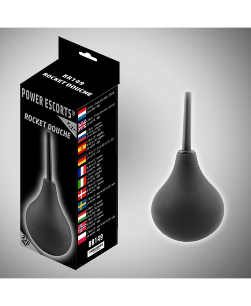 Rocket douche black big size 220 ml