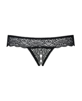 Bielizna- Miamor stringi otwarte czarne XXL