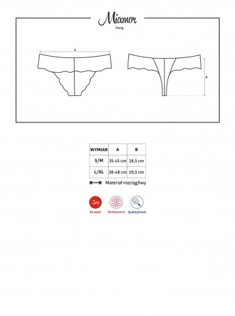 Bielizna-Miamor stringi  S/M