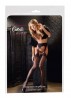Cottelli Sex Tights Czarne Rajstopy Otwarte S/M