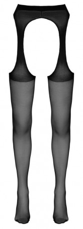 Cottelli Sex Tights Czarne Rajstopy Otwarte S/M